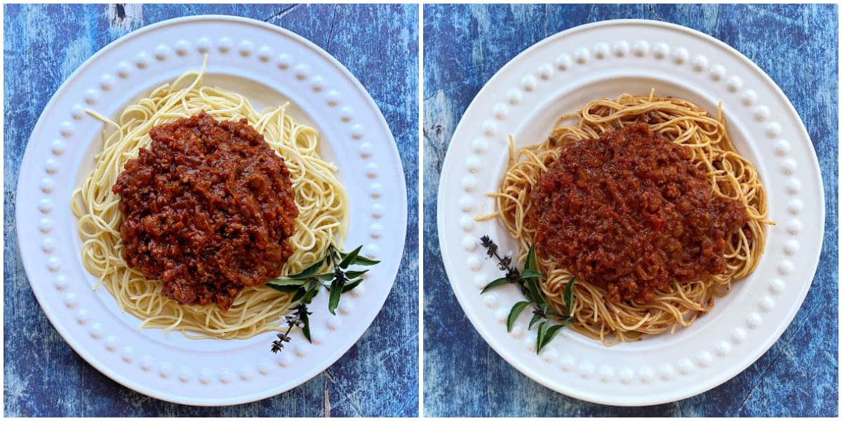 Should you toss your pasta in sauce before serving, or leave it undressed?