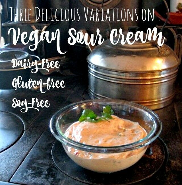 2 Variations on Vegan Sour Cream | The Good Hearted Woman 