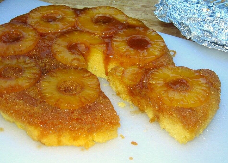 Dutch Oven Pineapple Upside Down Cake