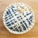 blueberry pie before baking