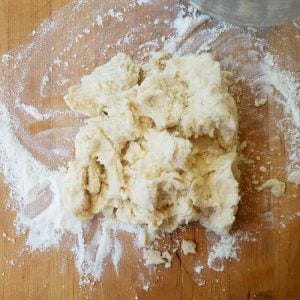 turn out pastry dough