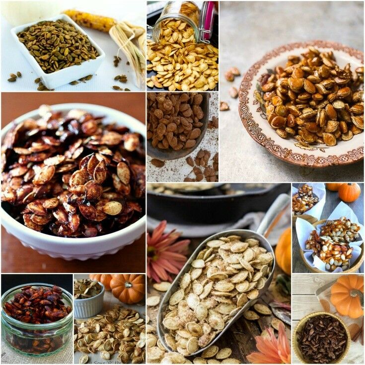 Roasted Pumpkin Seed Recipes collage