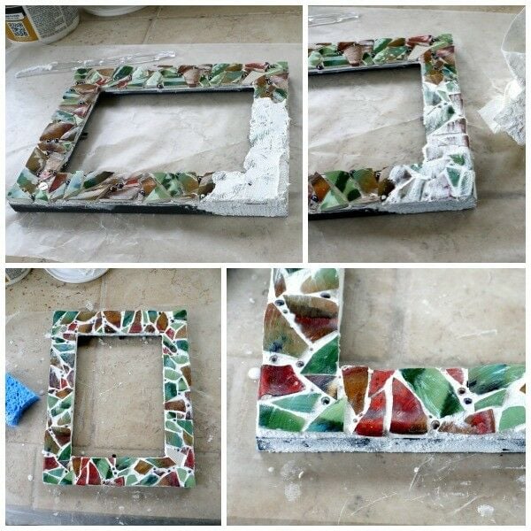  DIY Mosaic Picture Frame Kit for Kids,Arts and Crafts