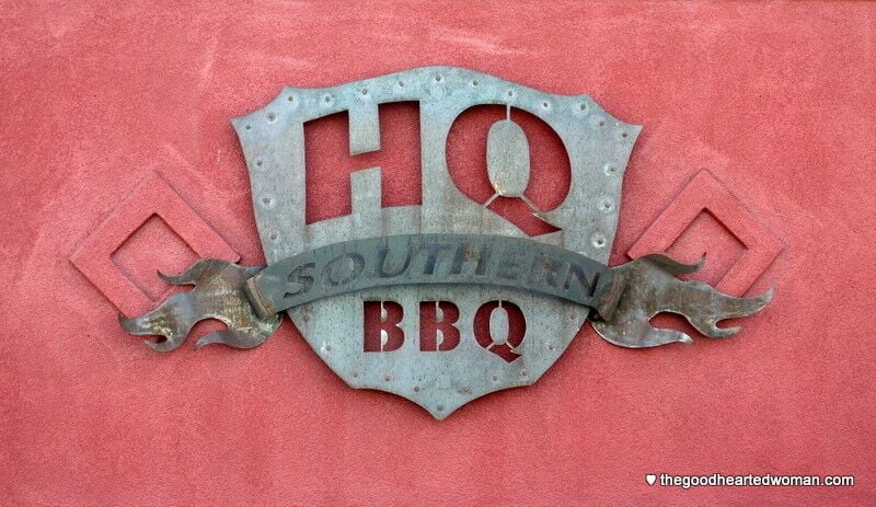 HQ Southern BBQ sign. 