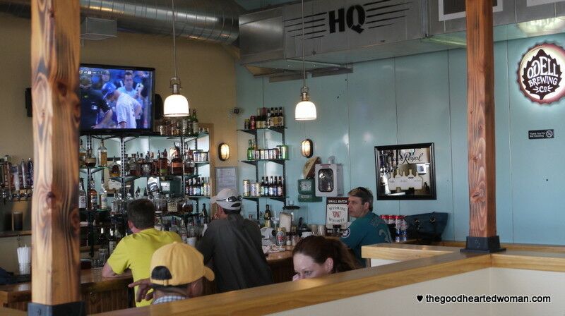 HQ Southern BBQ bar area. 