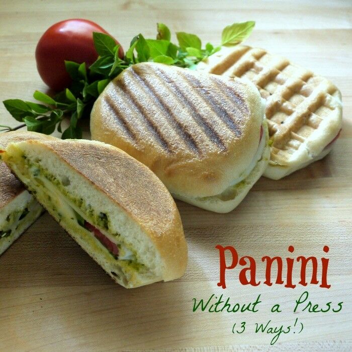 Make Panini Without a Press | The Good Hearted Woman