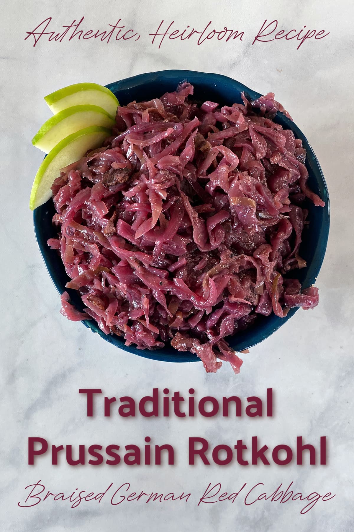 Traditional German Red Cabbage (Prussian Rotkohl)