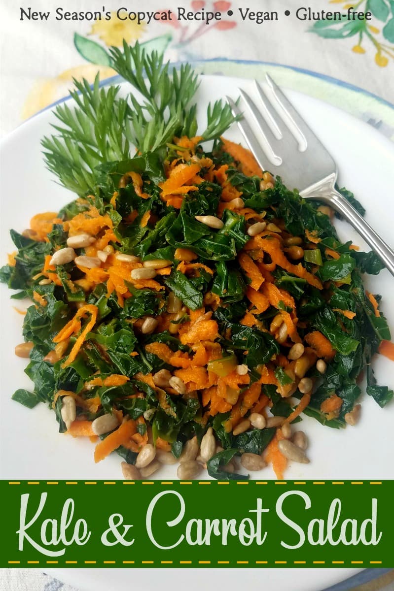 Kale & Carrot Salad {New Seasons Copycat} | The Good Hearted Woman