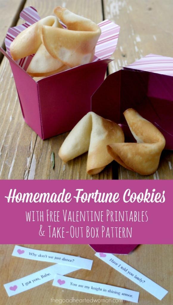 Fortune Cookie Recipe {+FREE Take-out Box DIY &amp; Printables}