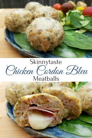 The Skinnytaste Cookbook Chicken Cordon Bleu Meatballs