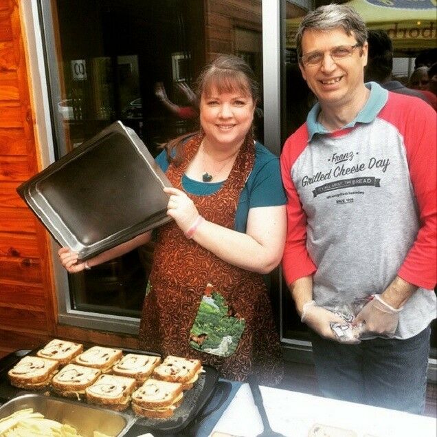 Me & Mr. B in Franz Grilled Cheese Contest | The Good Hearted Woman