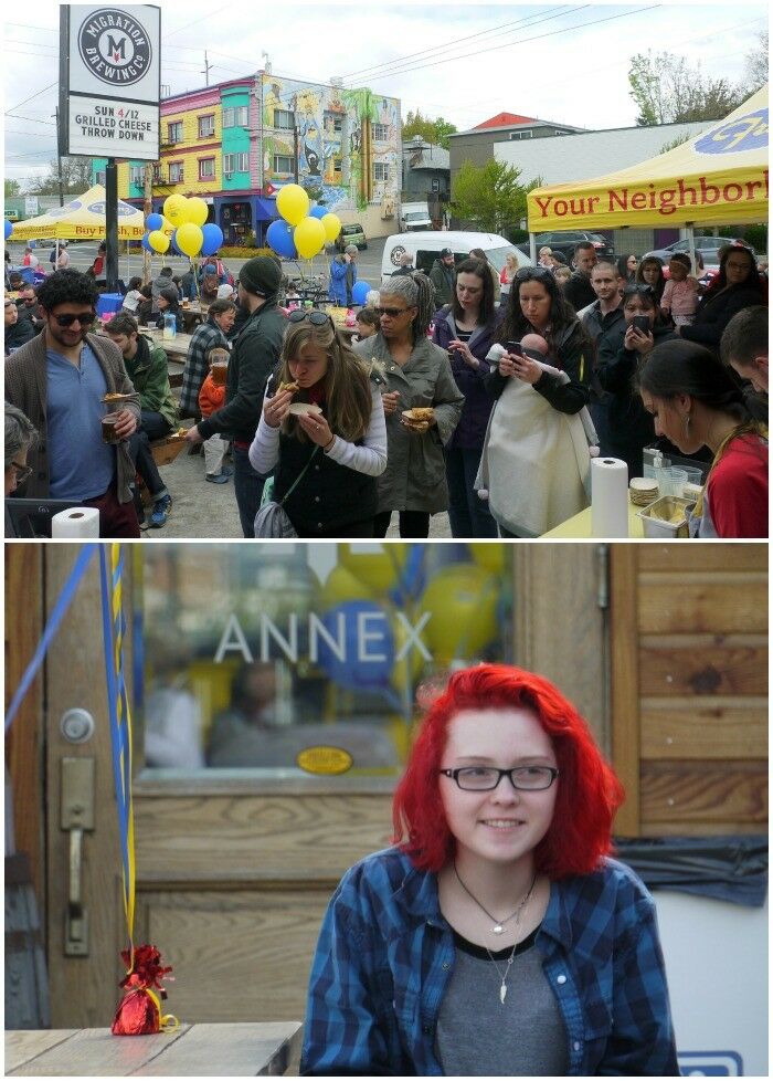 Crowd pictures from Franz Grilled Cheese Contest. 