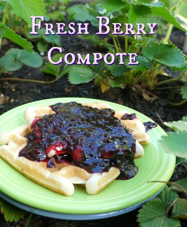 Fresh Berry Compote Recipe | The Good Hearted Woman