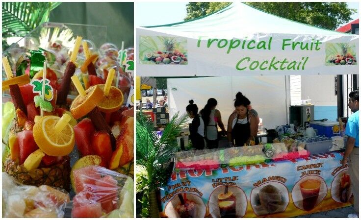 Tropical Fruit Cocktail Stand at Portland Saturday Market