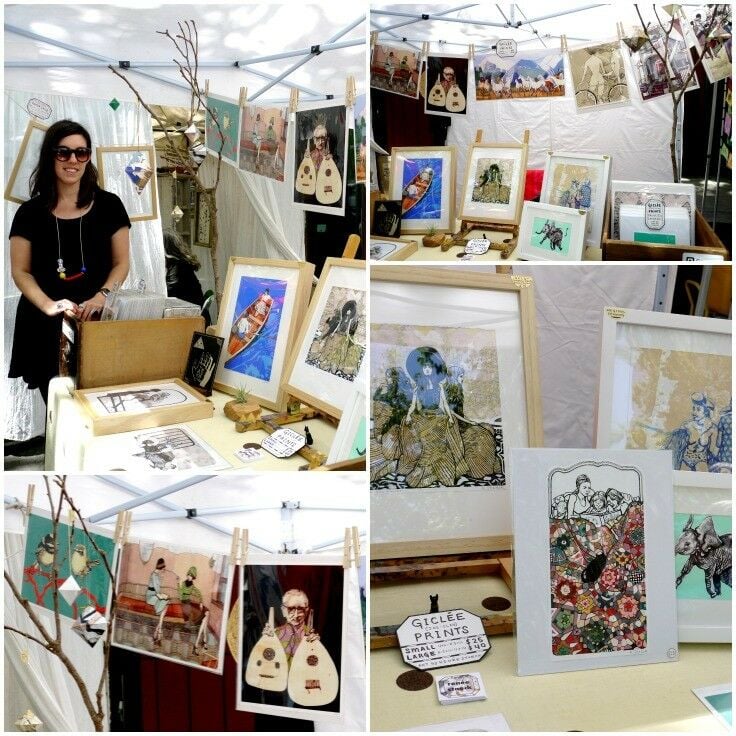 Artist Renee Staech at Portland Saturday Market - 2015 Season | The Good Hearted Woman