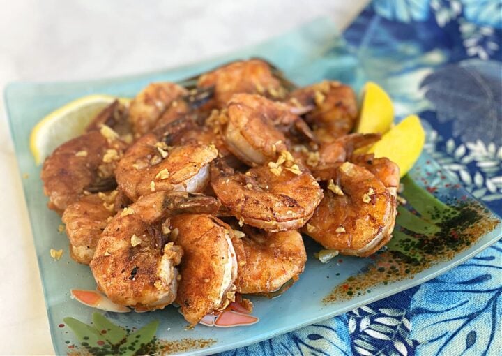 Hawaiian Garlic Shrimp (Kahuku Truckstyle) • The Good Hearted Woman