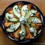 Chicken Enchilada Pie ~ all the best parts of enchilada casserole in a dish that's pretty enough to serve to your mother-in-law. | The Good Hearted Woman