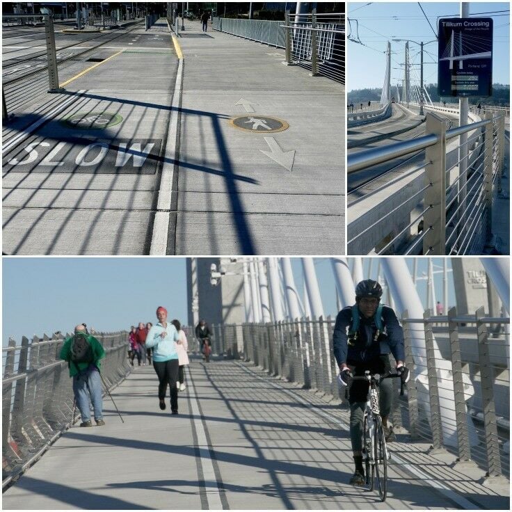 Tilikum Crossing, the country’s first car-free pedestrian and transit bridge. | The Good Hearted Woman
