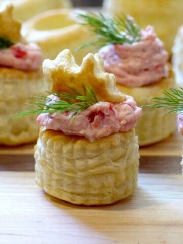 Smoked Salmon Pastry Cups with Marscarpone & Fresh Dill | The Good Hearted Woman