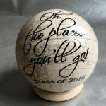 "Oh the Places You'll Go!" Mini 4" World Desk Globe - $18