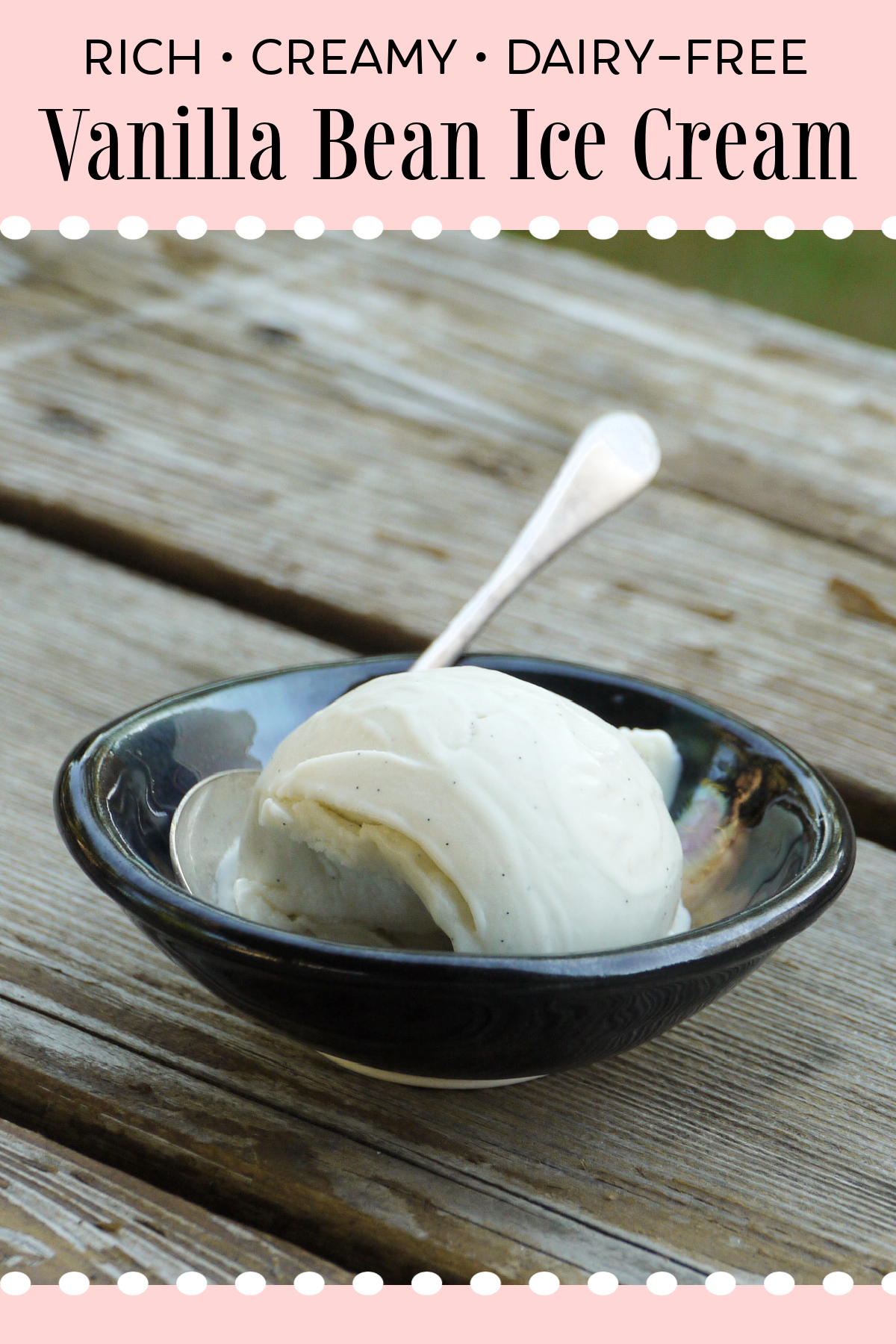 Dairy-free Vanilla Bean Ice Cream