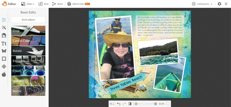 PicMonkey is a simple, easy-to-use tool for editing photos online. From Capturing Adventure {Blurb Photo Book Review} | The Good Hearted Woman