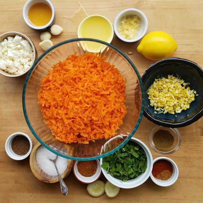 Carrot Salad Ingredients