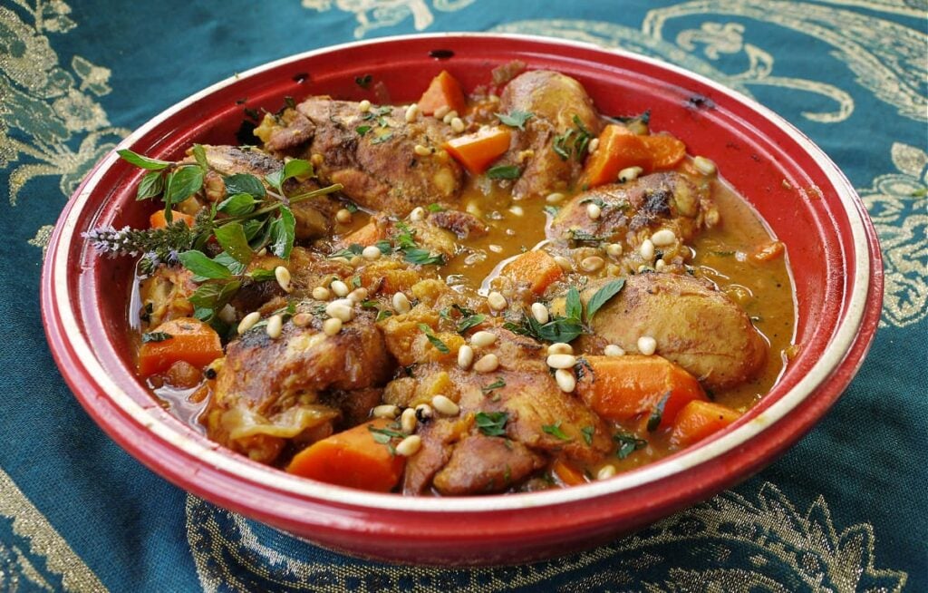 Apricot Chicken Tagine with Ginger & Mint • The Good Hearted Woman