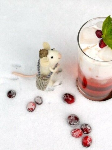 Blushing Russian Soda {Cocktail & Kid-friendly Mocktail}