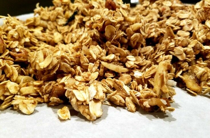 Hearty Vegan Breakfast Granola Gluten free Clean Eating