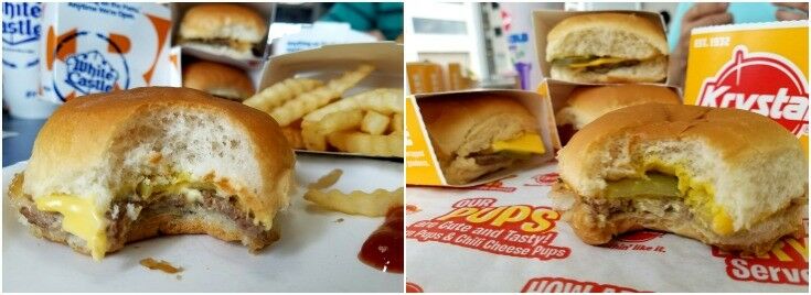 krystal burger vs white castle