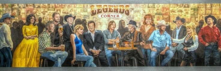 Nashville Legends Corner Mural 