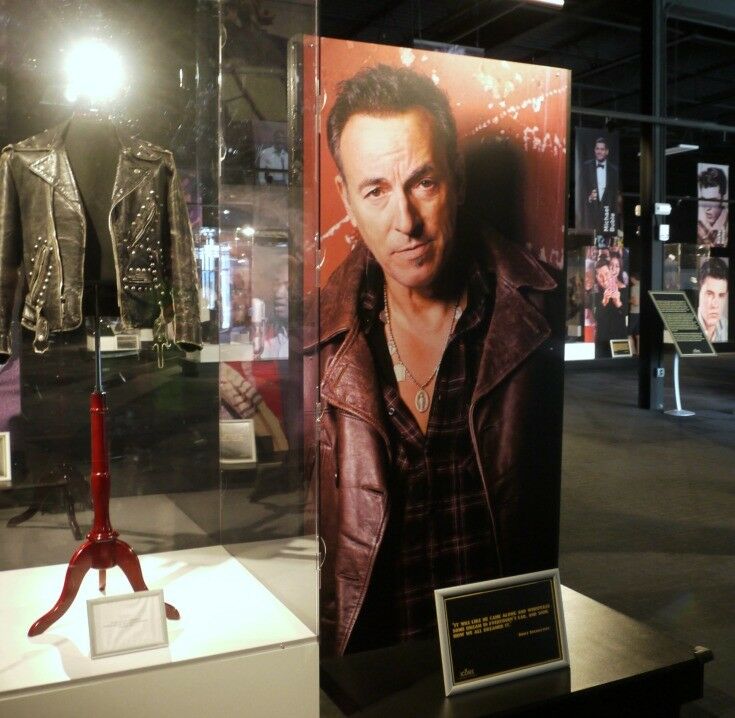 Bruce Springsteen jacket and image - ICONS: The Influence of Elvis 