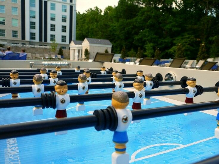 Foosball by the Pool - The Guest House at Graceland 