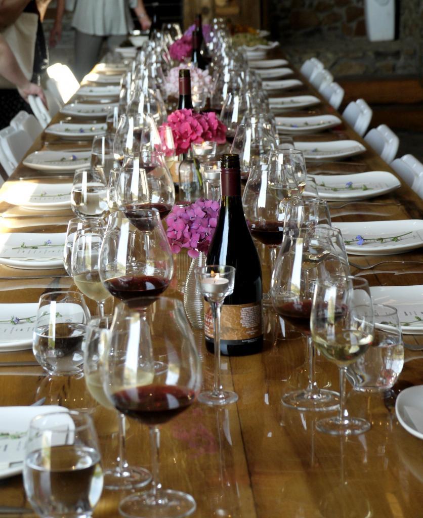 Table 1 - Estate Grown, Naturally - A Tour of Maysara Winery & Momtazi Vineyard, McMinnville, Oregon | The Good Hearted Woman