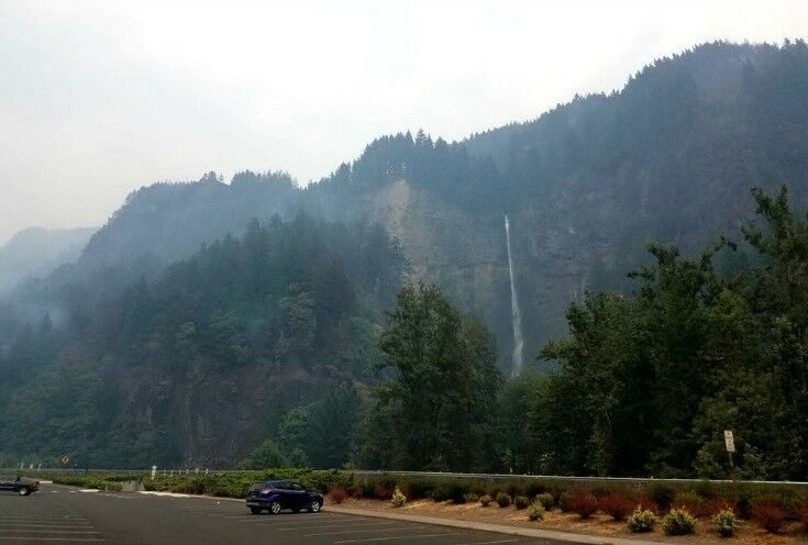 Columbia River Gorge - Eagle Creek Fire Images - Image Credit: Staci W