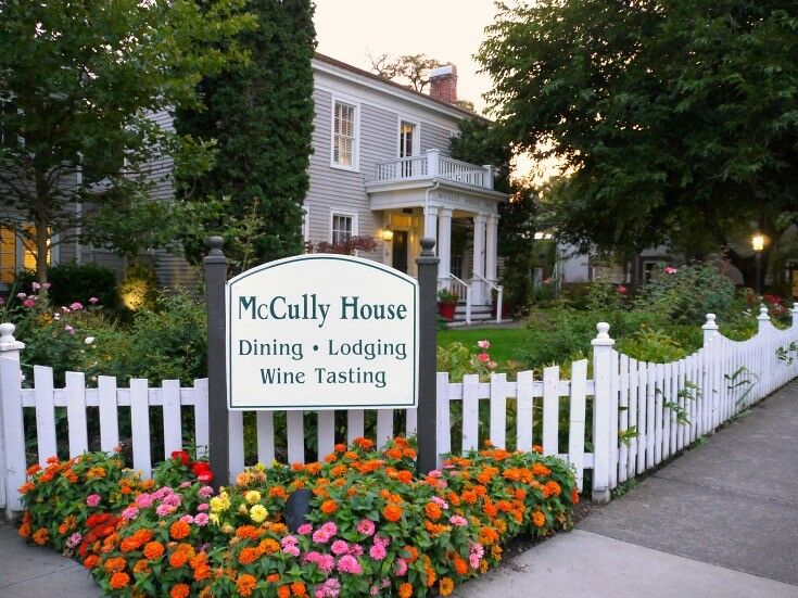 Exterior and Corner Sign at the McCully House 