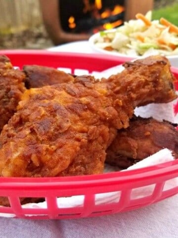 Naked Colonel's Original Recipe Fried Chicken {Skinless KFC Copycat}