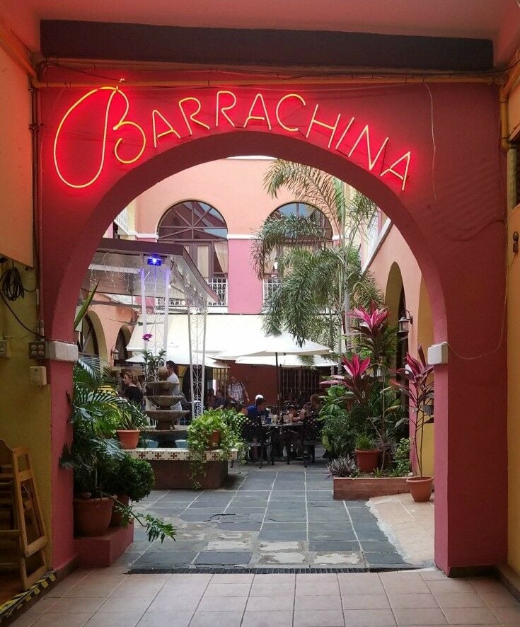 Entrance to Barrachina {Birthplace of the Pina Coloda}, San Juan, Puerto Rico 