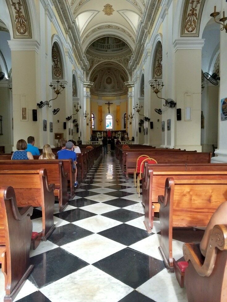 Interior of the Cathedral of San Juan Bautista, Old San Juan