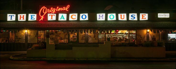 Front view of The Original Taco House on Powell in Portland. 