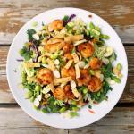 Thai Shrimp Salad with Spicy Peanut Sauce & Chili-Lime Dressing {Inspired by Applebee's} | The Good Hearted Woman