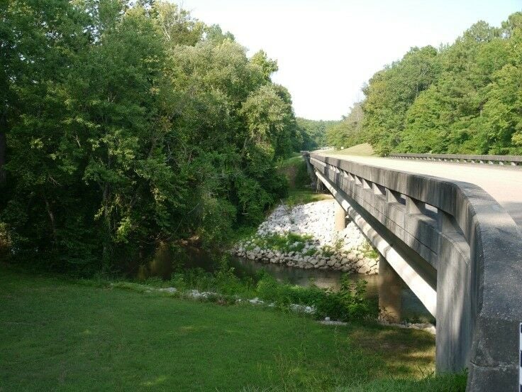 Mississippi-Alabama State Line -  over the river