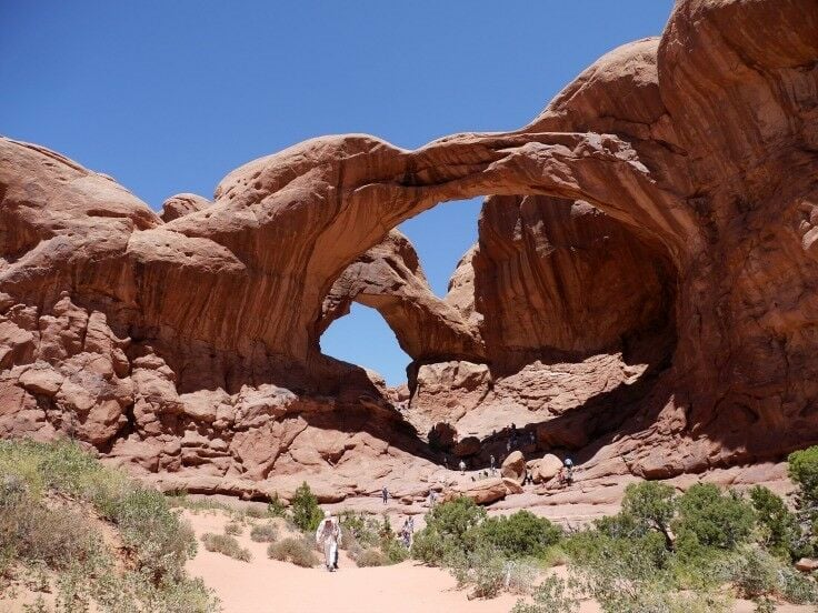 Double Arch 2 - One Day in Arches National Park {Moab, Utah}