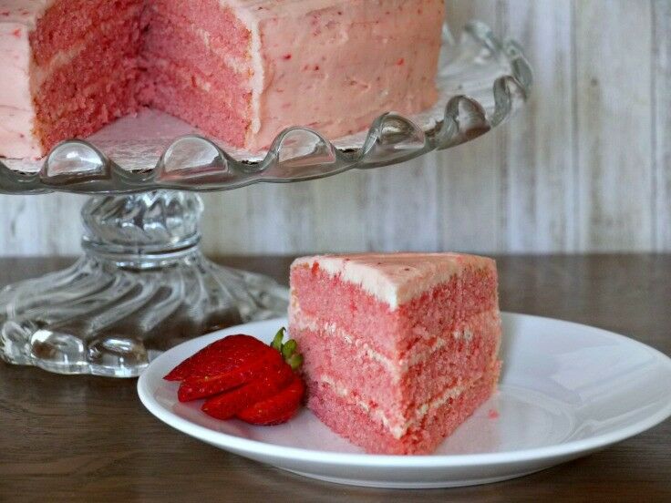 Southern Triple-layer Fresh Strawberry Cake {from Scratch} | The Good Hearted Woman