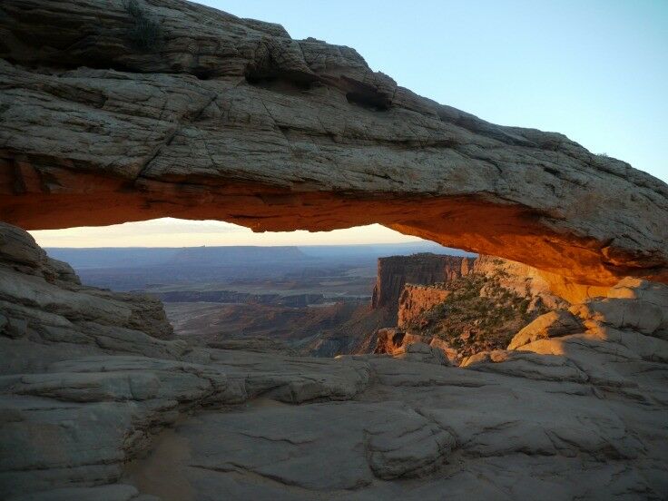 Another perspective of Mesa Arch.