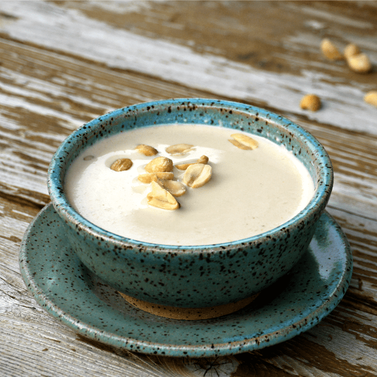 Savory Cream of Peanut Soup {with 21 Toppings} - We've updated the historical recipe with 21st Century tastes in mind, while retaining the rich, satisfying essence of original. (Inspired by the King's Arms Tavern in Colonial Williamsburg, Williamsburg, Virginia. | The Good Hearted Woman