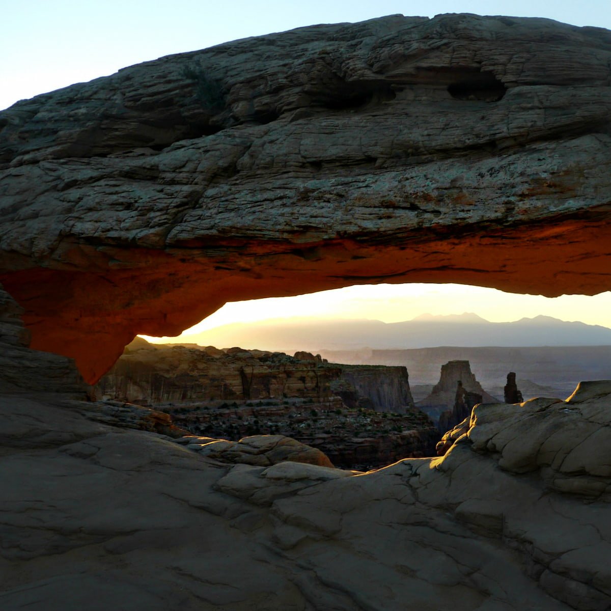 Mesa Arch at sunrise, Canyonlands NP