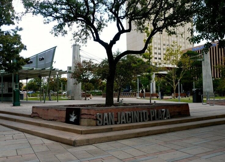 Corner of San Jacinto Plaza 