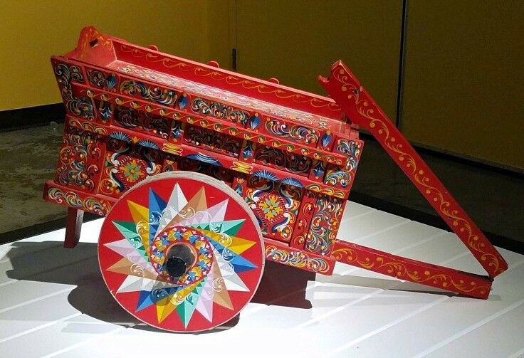 Colorful hand-cart in El Paso Museum of History | The Good Hearted Woman